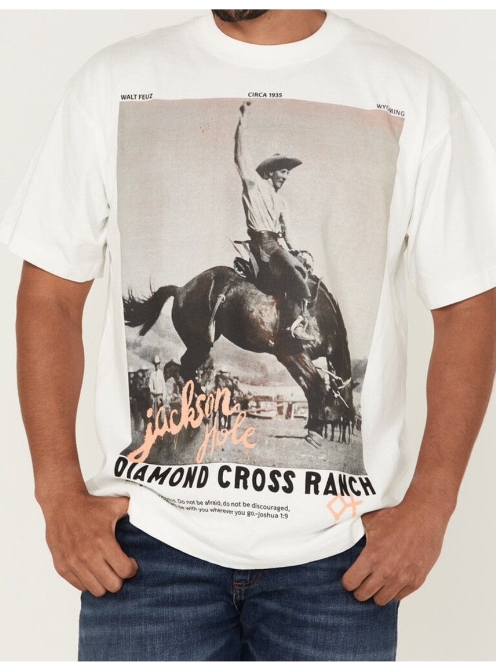 NWOT Diamond Cross Ranch Graffiti Tee Size XL